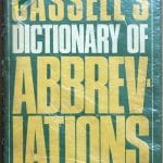Cassell's Dictionary of Abbreviations by J. W. Gurnett