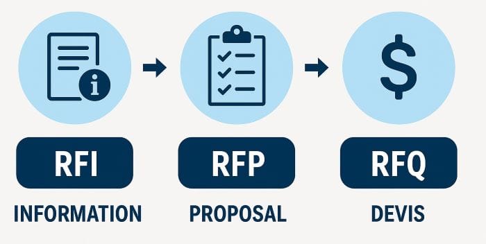 سورسینگ یا منبعیابی 5 RFI RFP RFQ