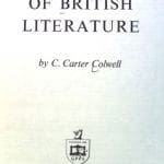 The Tradition of British Literature by Carter Colwell